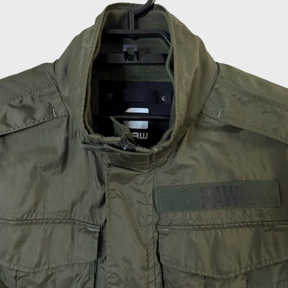 G-Star Raw Rovic Overshirt Lightweight Utility Military Jacket Green Men's Large - Picture 5 of 13